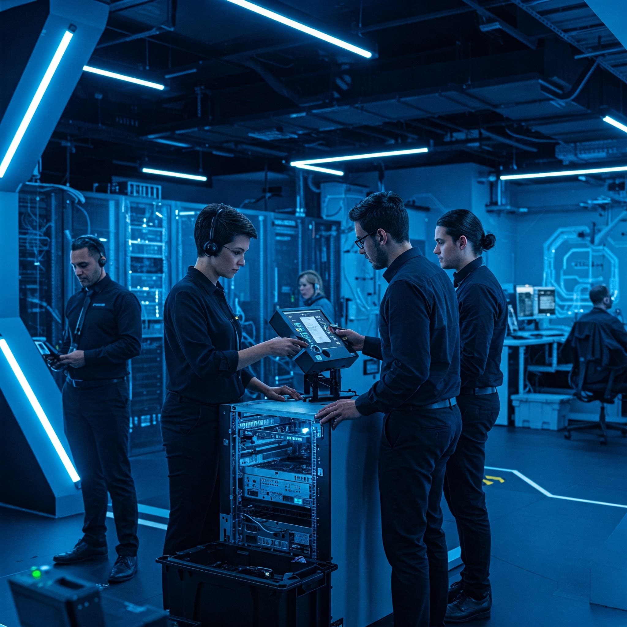 Data I/O Punching Service Banner